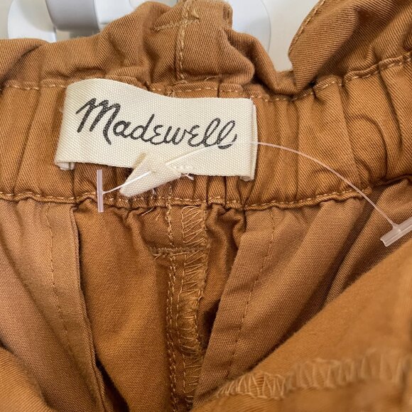 Women's Madewell Paperbag Utility Shorts in Toffee | Size XS | NWOT - Picture 4 of 4